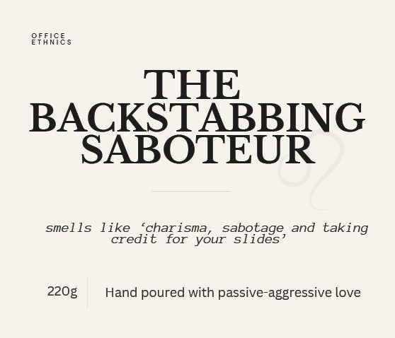 Leo - The Backstabbing Saboteur